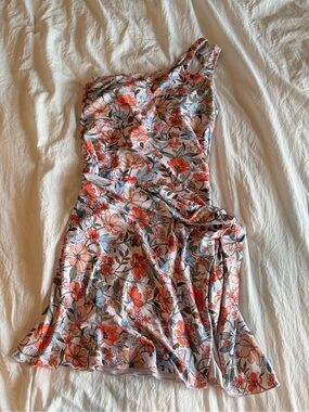 Floral One-Shoulder Women’s Swim Dress